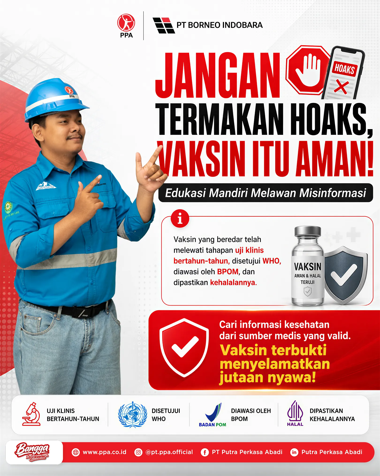 Bijak Menyaring Informasi: Jangan Termakan Hoaks, Vaksin Terbukti Aman Secara Medis!
